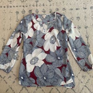 🌟3/$15! New w/o Tags Merona Lightweight Floral Shirt